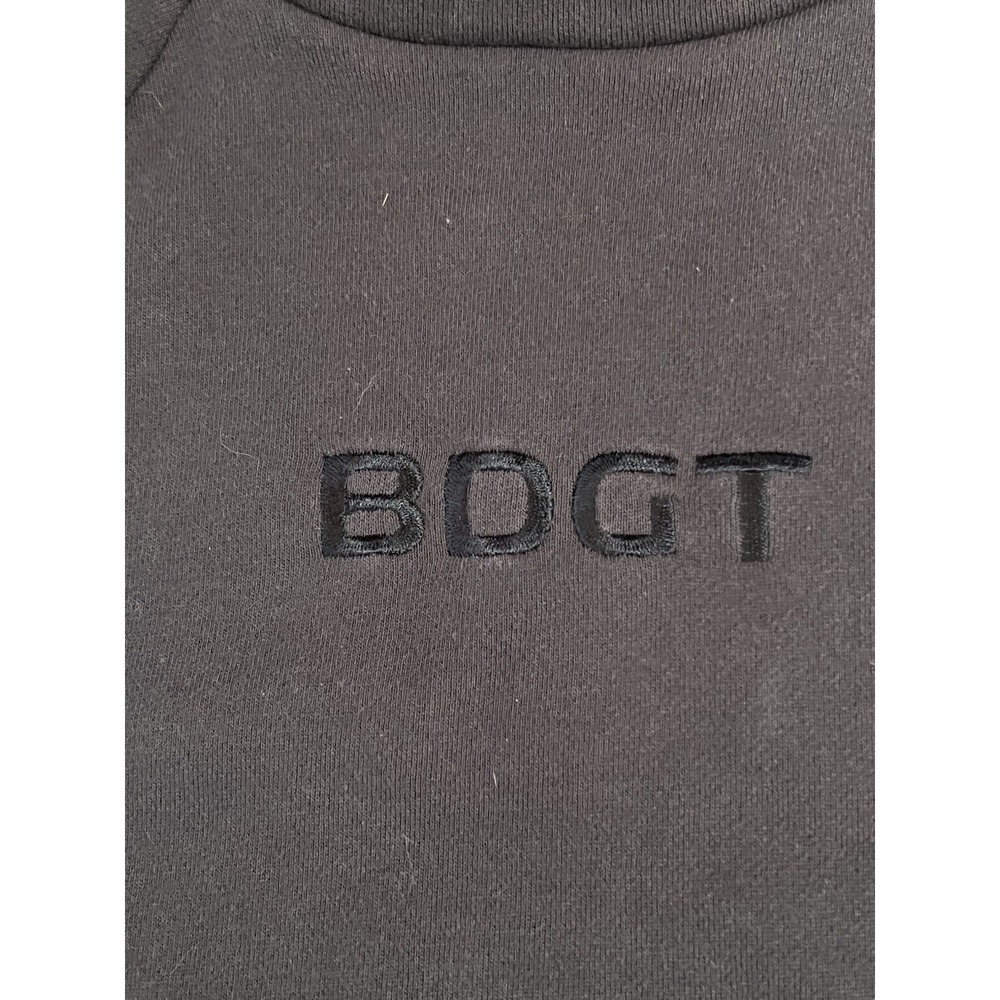 Bearded Goat BDGT Men's Sweatshirt Size S Navy Long Sleeve Kangaroo Pocket - Picture 4 of 6